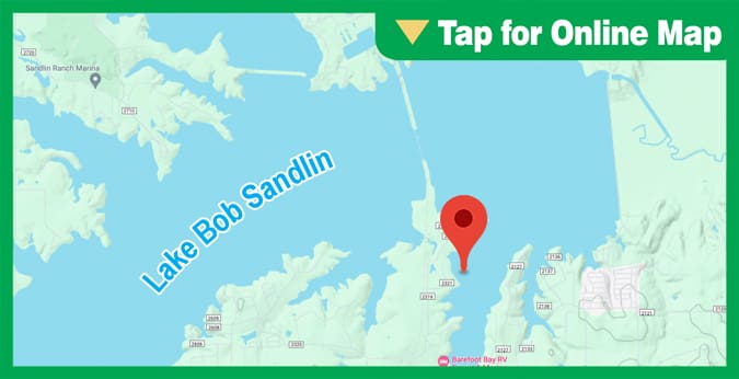 Lake Bob Sandlin: Barefoot Cove Dropoff