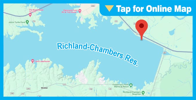 Richland Chambers Lake: 309 Flats