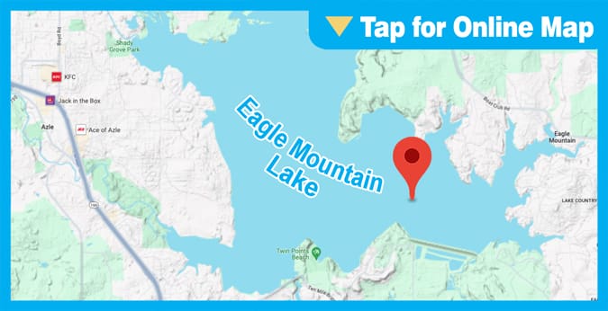 Lake Eagle Mountain: Main Lake Humps