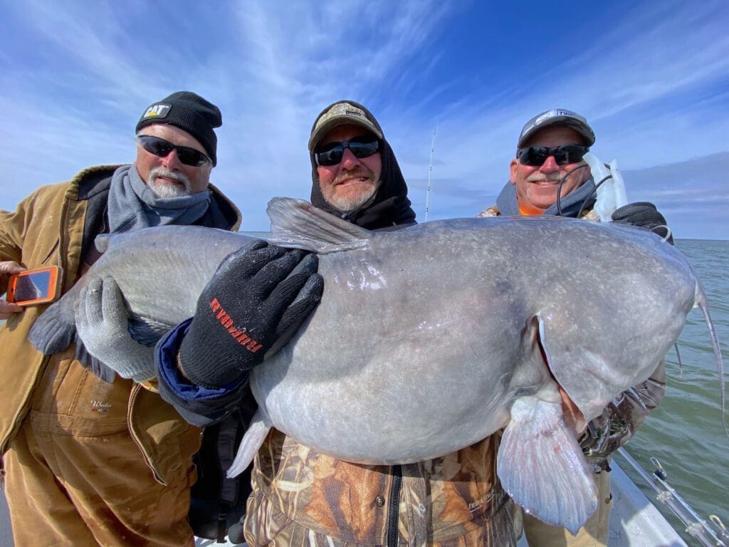 Kenny Quiett's 80-pound blue catfish