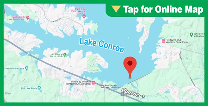 Lake Conroe: Catfish at the Dam