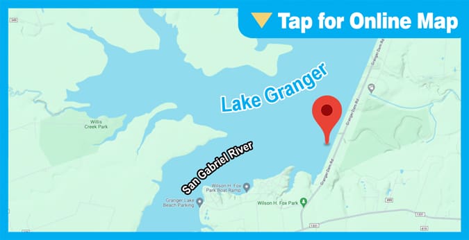 Granger Lake: Dam Area