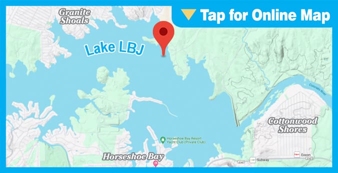 Lake LBJ: Honeymoon Hump Area