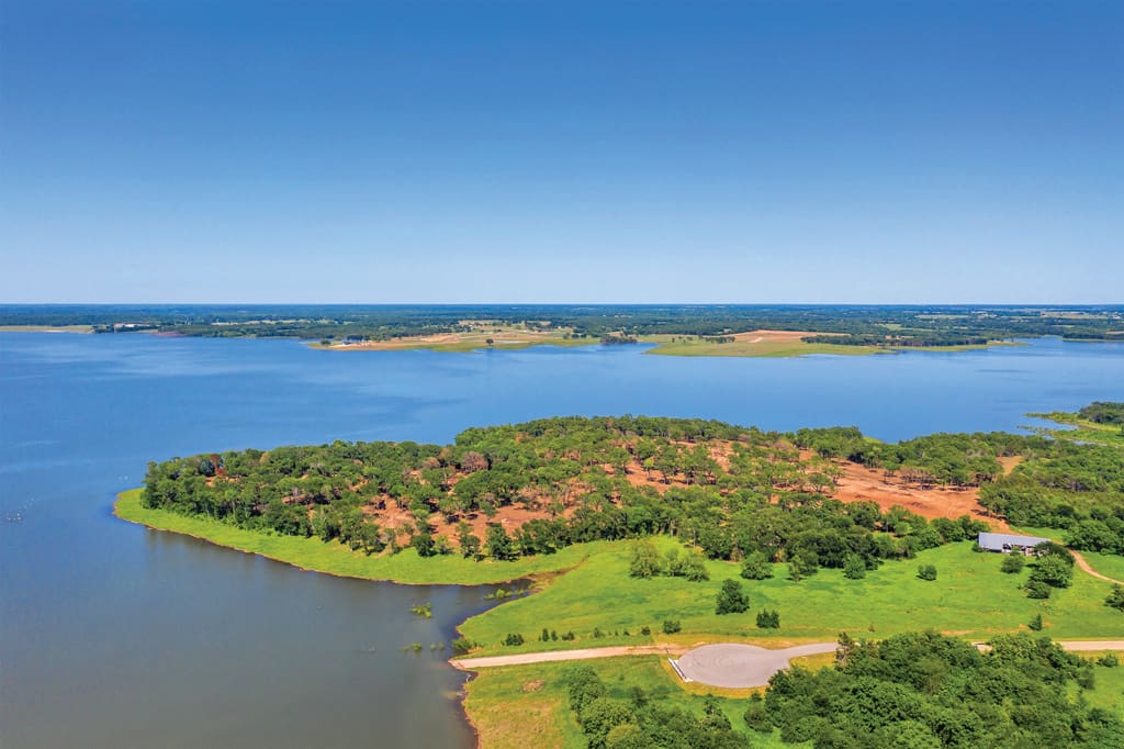 Bois d’Arc Lake opened in April, with conservation capacity of 367,609 acre feet. As of June 5, 2024, the lake was reported 100% full.