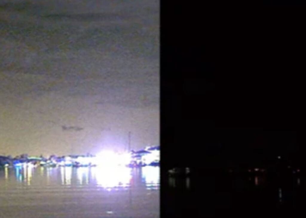 night vision on a boat