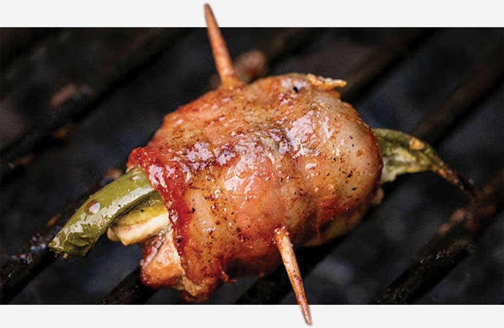 Bacon Wrapped Dove Breast