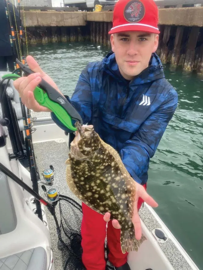 Flounder fishing is closed until December 14. You can still have fun catching them, though. You just can’t keep ‘em.