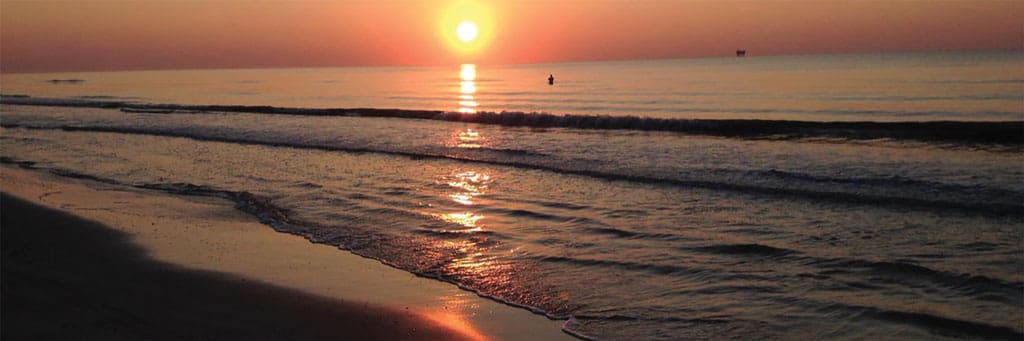 Sunrise surf fishing at Bolivar. Submitted by reader Steven Grantham