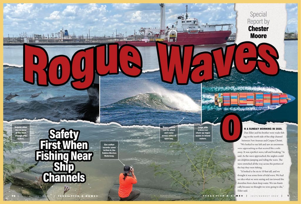 Chester Moore’s Rogue Wave report, originally published in the July/August 2022 issue and available online at www.FishGame.com.
