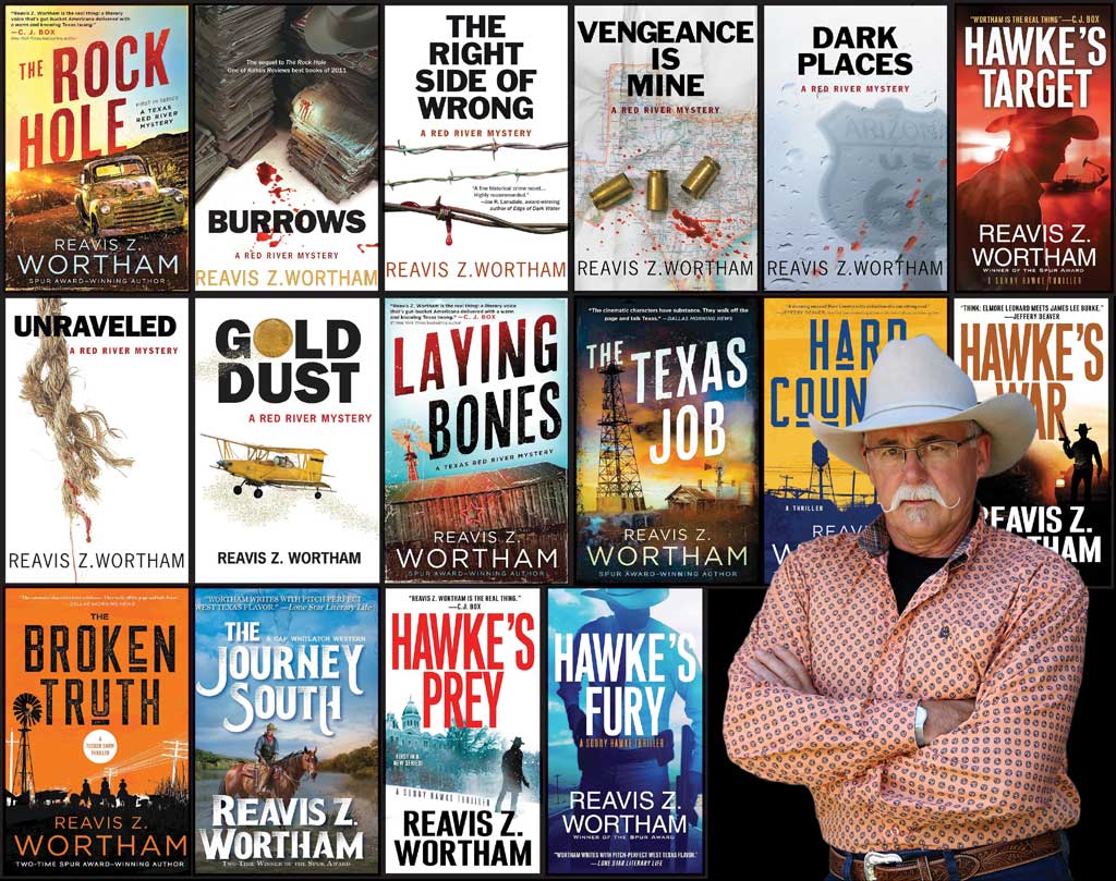 Wortham has produced a library shelf's worth of mystery novels in his non-fiction career. His works have won awards and critical acclaim.