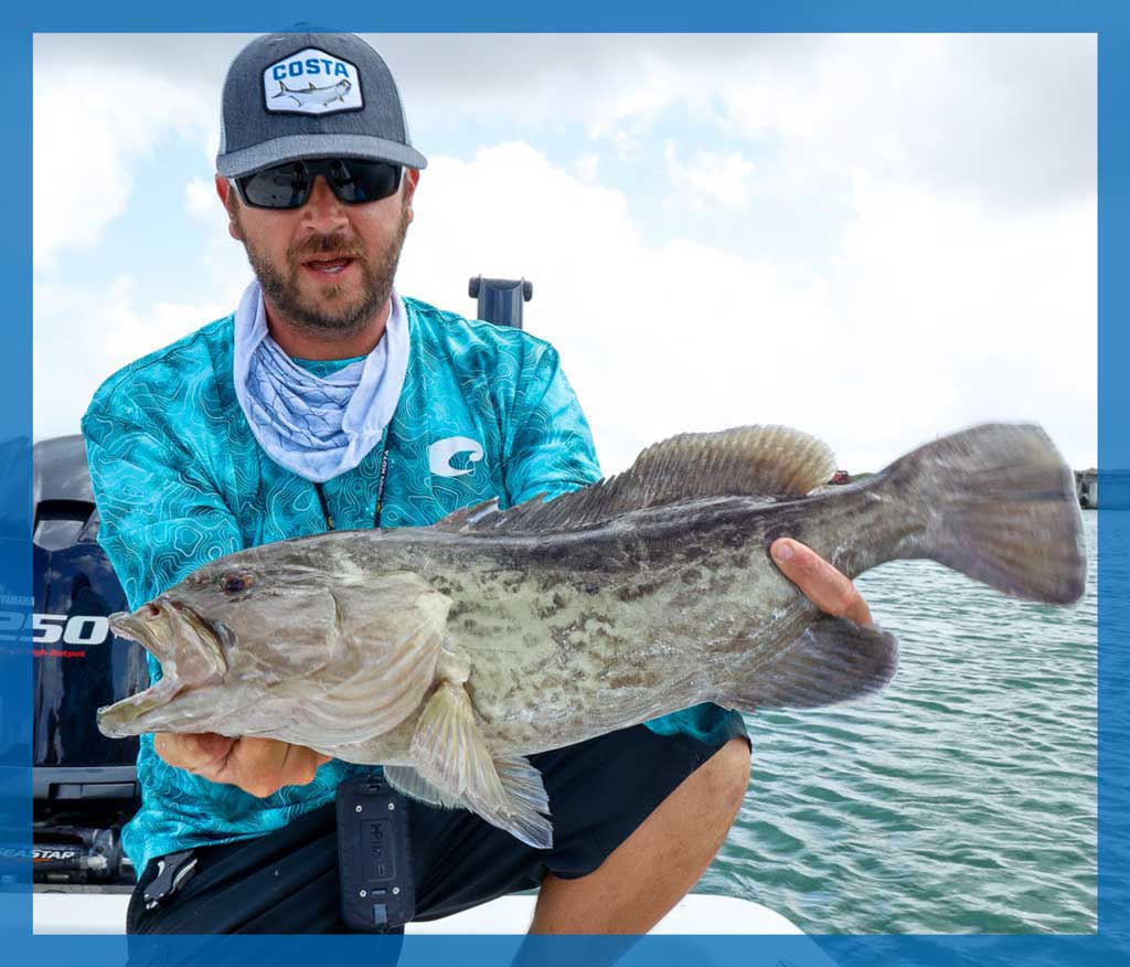 Gag grouper are challenging to catch, but are some of the best eating.