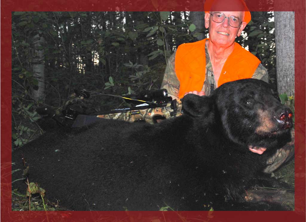 Texas hunters have taken to crossbows in a big way. Outdoor photographer Gerald Burleigh took his to Canada and bagged this black bear.