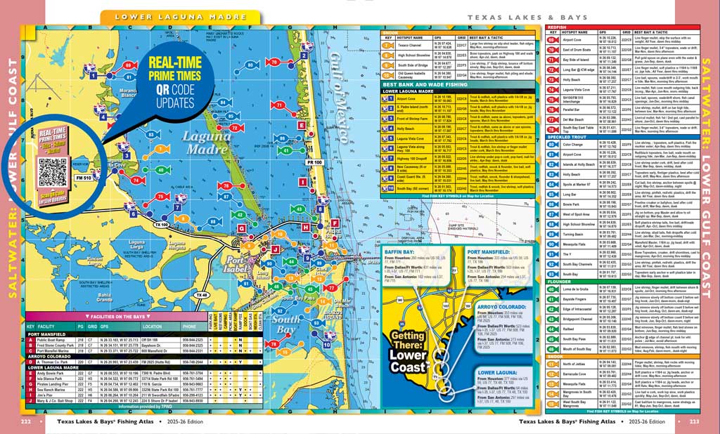 Texas Lakes and Bays Fishing Atlas NEW EDITION! - FishGame