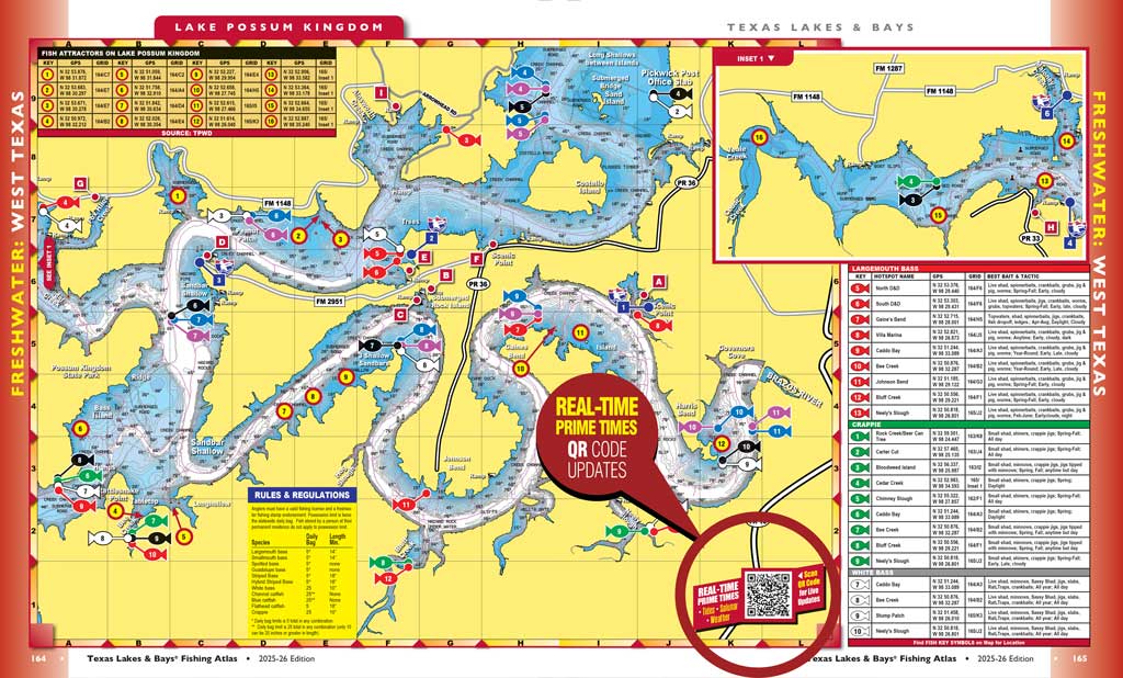 Texas Lakes and Bays Fishing Atlas NEW EDITION! - FishGame
