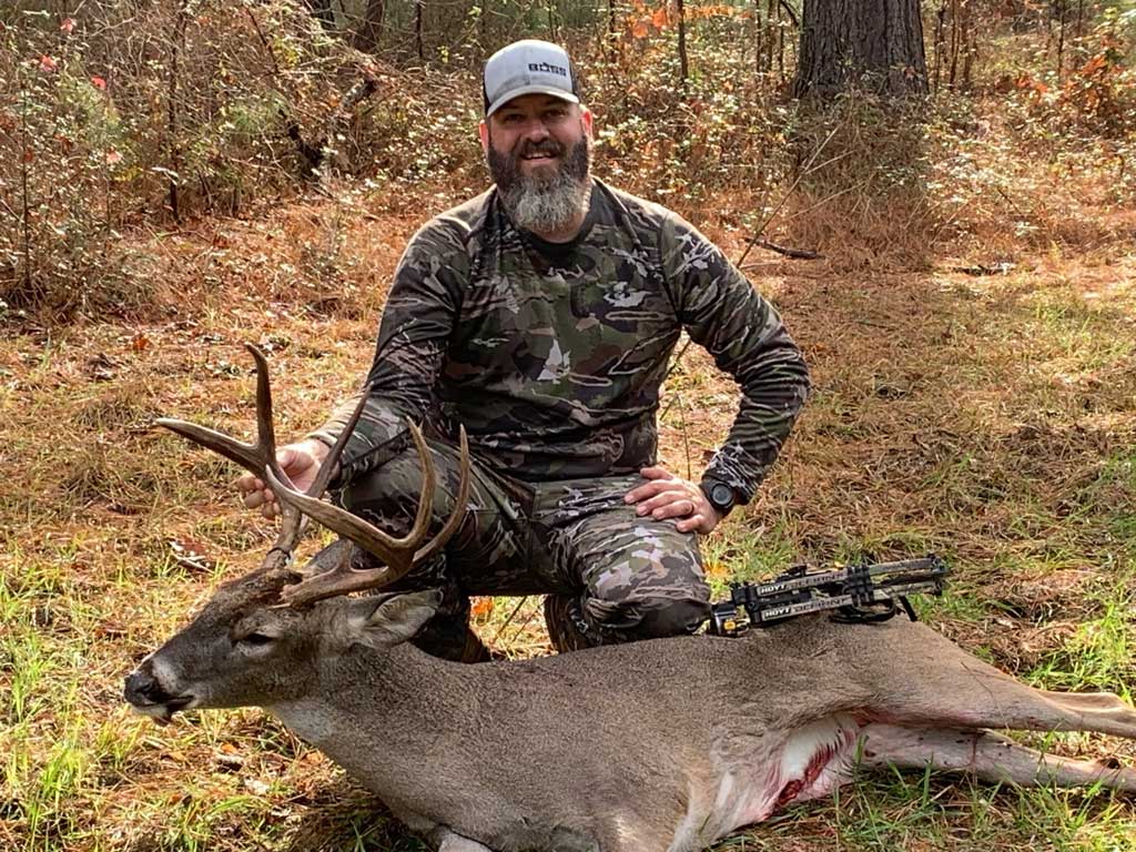 Bart Doty with his December Buck taken in Panola County.
